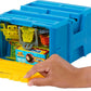 Hot Wheels Toy Car Track Set, Track Builder Playset Lightning Boost Pack & 1:64 Scale Vehicle, 12 Component Parts in Modular Storage Container