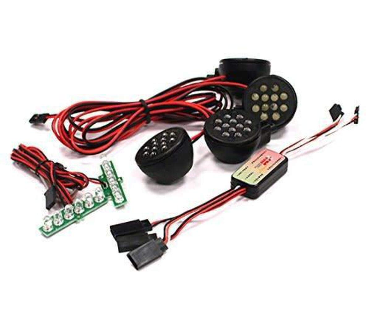 Integy Complete LED Light Kit (4 Front+Brake) w/KM Type Control Box
