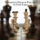 Wegiel Handmade Junior European International Chess Set - 16 Inch Luxury Wooden Chess Set for Adults and Kids, Premium Beech and Birch Wood - Unique