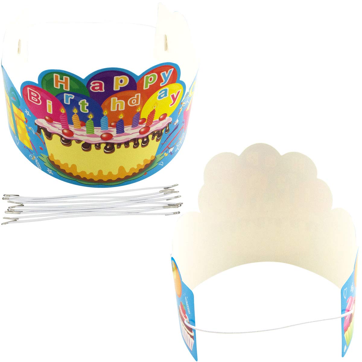 Fancy Land Birthday Crowns for Kids Pack of 30 Classroom Must Haves Pre K