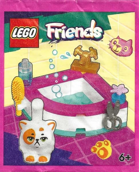 LEGO Friends: Pug with Doghouse and Cat Grooming Kit Combo Pack
