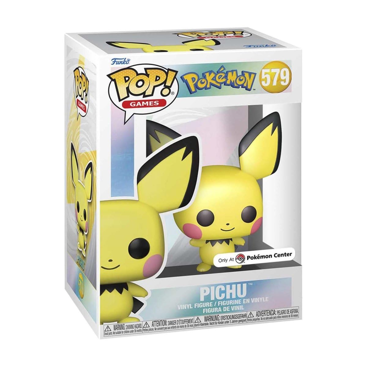 Funko Pichu Pearlescent Pop! Vinyl Figure, Yellow