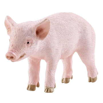 Schleich Farm World Piglet Standing Educational Figurine for Kids Ages 3-8, Pink