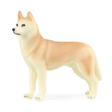 JOKFEICE Farm Animal Figurines, Realistic Husky Fairy Garden Accessories, Learning Toys for Science Project, Birthday Cake Topper Gift for Boys