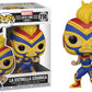 Funko POP Marvel: Luchadores - Captain Marvel, Multicolor, Standard