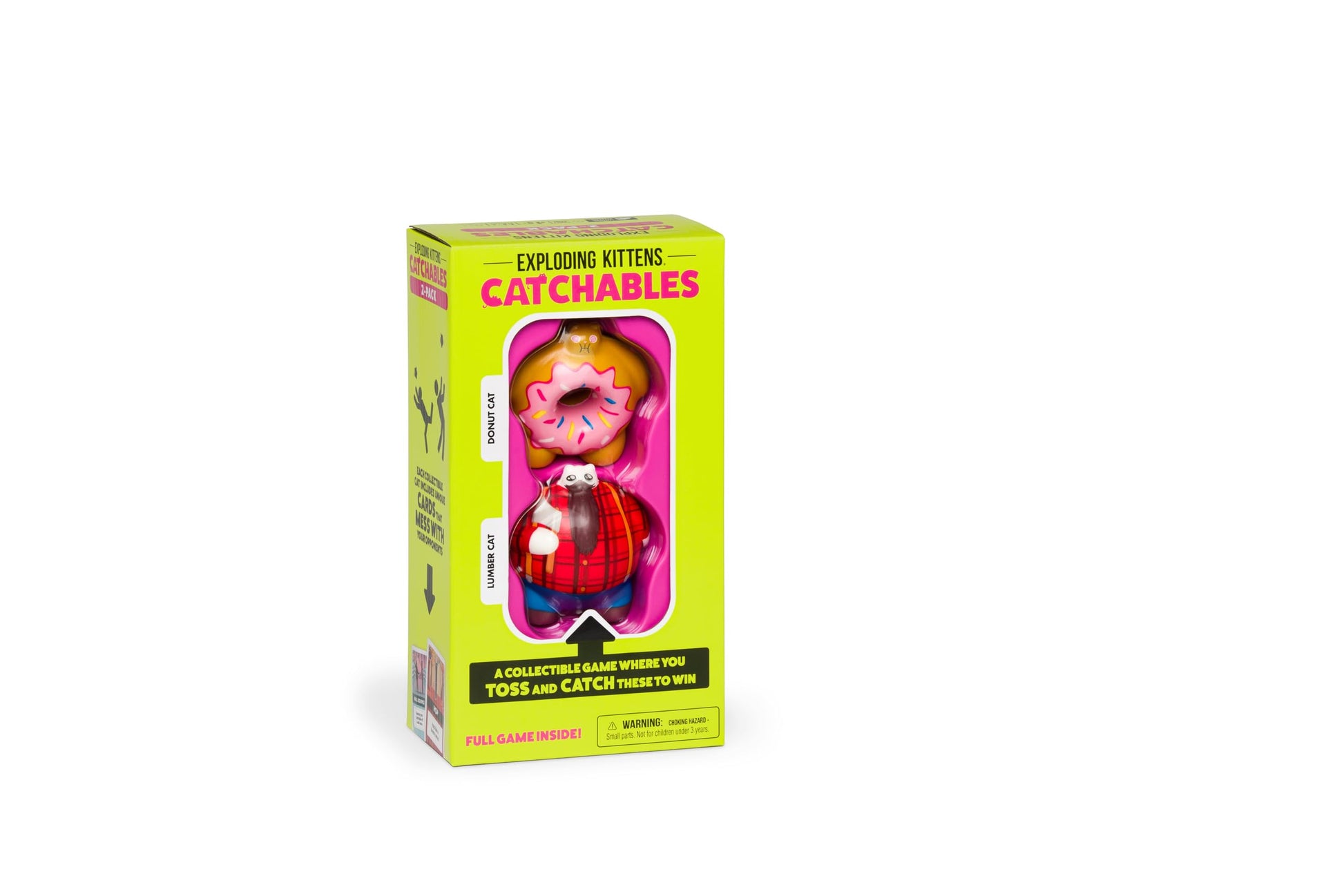 Catchables 2-Pack #1 by Exploding Kittens - 2-4 Players - Ages 8+ - 10 Minutes to Play - Collectible Toy Tossing Game - Party Game, Family Game Night