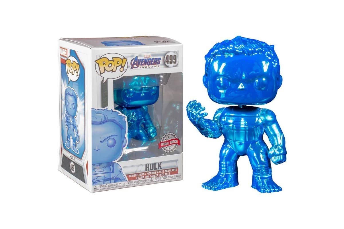 POP Funko Marvel Avengers 499 Hulk Blue Chrome