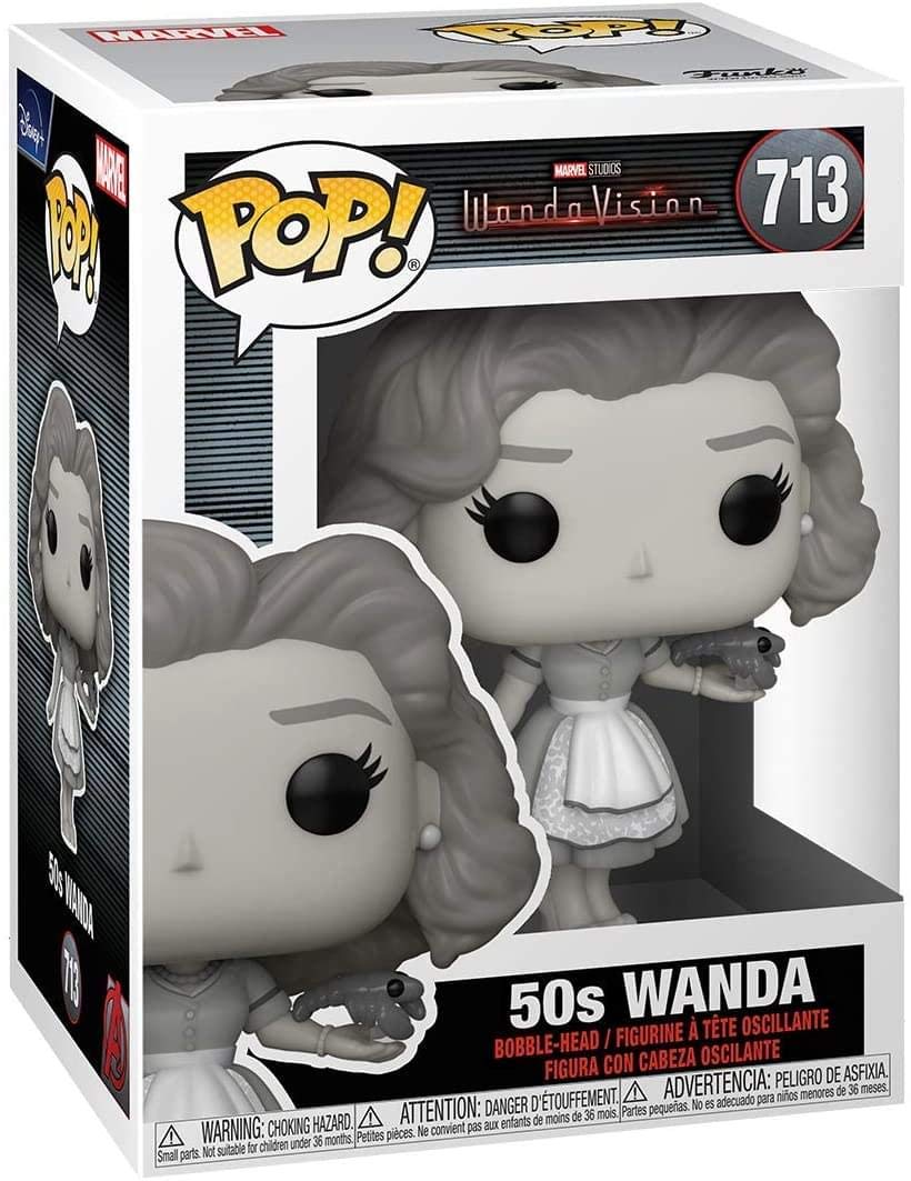 Funko Pop! Marvel: WandaVision - 50's Wanda Vinyl Figure