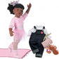 Gotz Hannah at The Ballet - 19.5" African American Poseable Doll with Extra Outfit (Denim Overalls, Shirt & Sandals) and Long Black Hair to Wash &