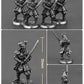 CAULYS Alloy Samurai Model, Ancient Mini Warrior Model Toy, Japanese Style Table Games and Chess Decoration Military Manual, DIY Alloy Samurai Doll