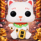 Funko Pop! Asia: Fortune - Lucky Cat (Flocked) Vinyl Figure
