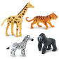 Safari Ltd. Wild Bulk Bag - Set of Jungle & Savanna Toy Figurines - 48 Piece Collection for Boys, Girls & Kids Age 3+