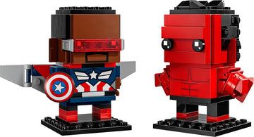 LEGO Brickheadz Marvel Captain America & Red Hulk 40668