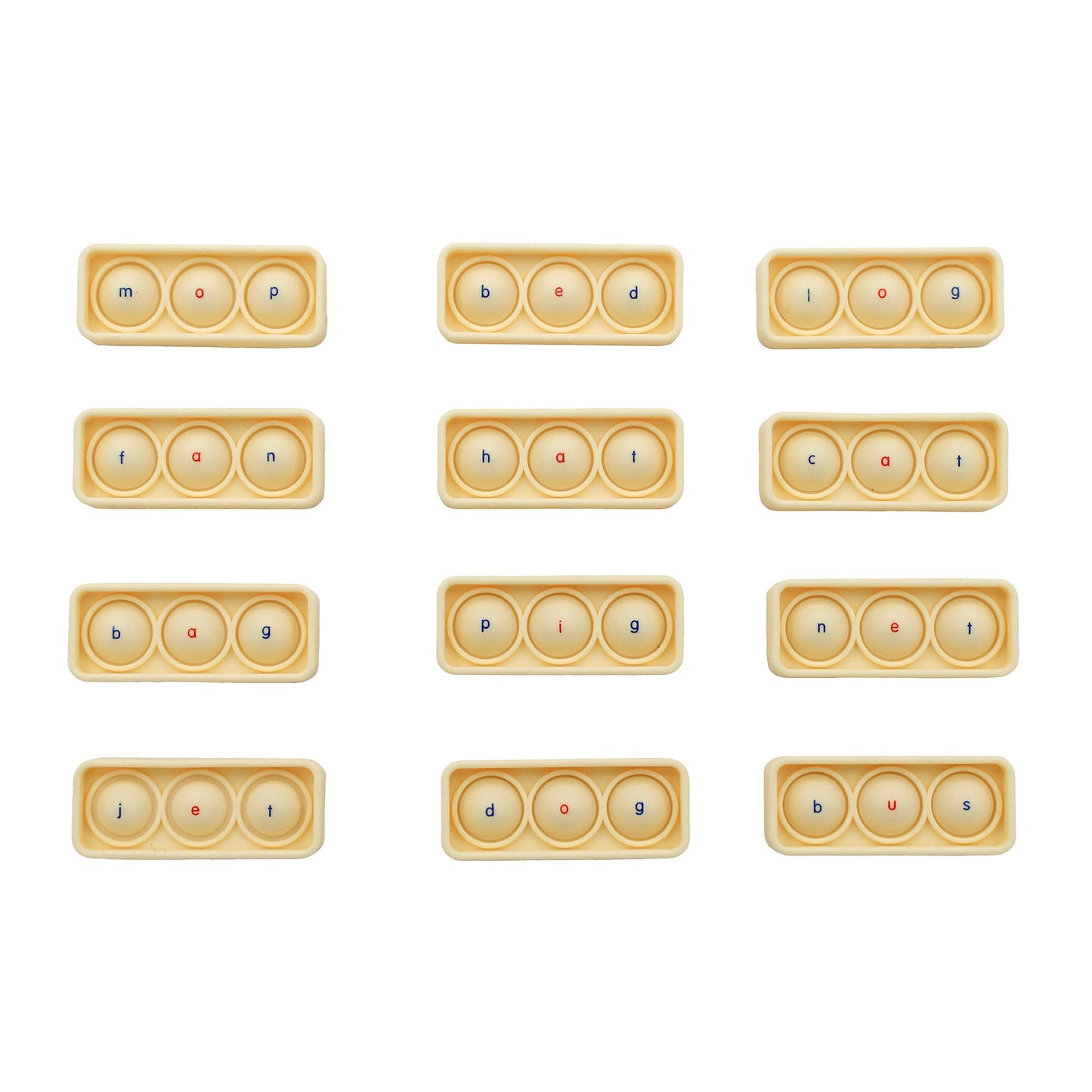 Junior Learning CVC Bubble Boards, Multicolor (JL682)