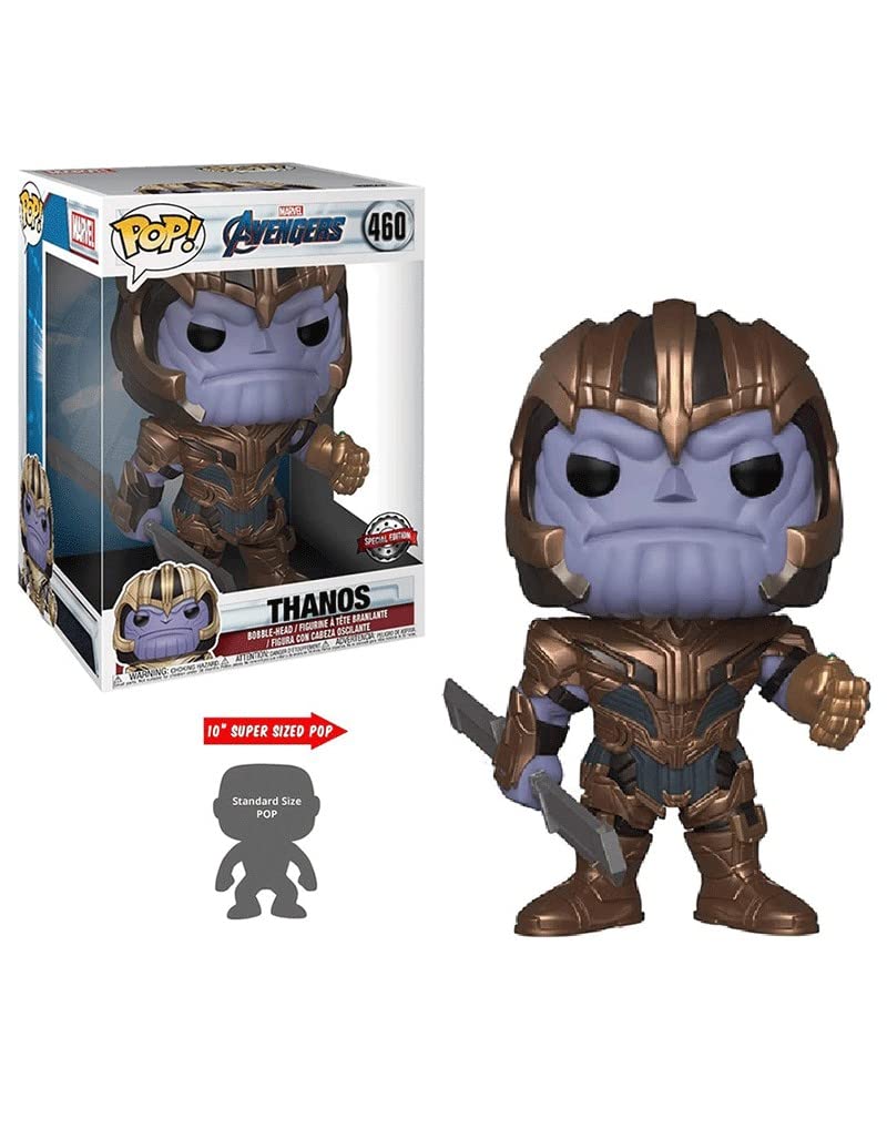 Funko Pop! Figure Marvel Avengers Endgame Thanos 25 Cm - Collectible Vinyl Figure - Gift Idea - Official Merchandise - Toys for Children and Adults -
