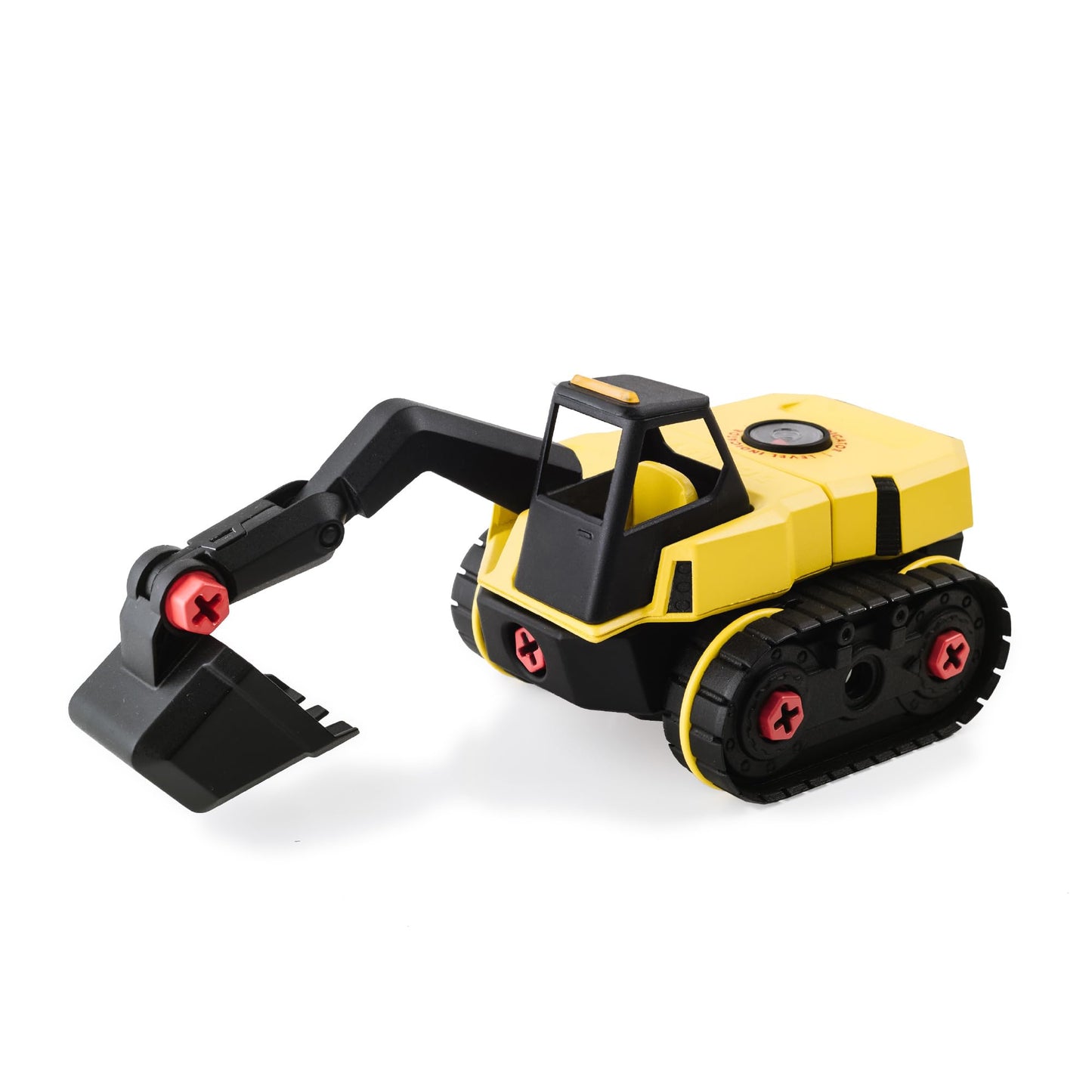 STANLEY Jr. Take Apart Cement Mixer Kit for Kids TT003-SY: Children’s 23 Piece Yellow STEM Construction Toy Truck with Figure Screwdriver Bolts, Ages