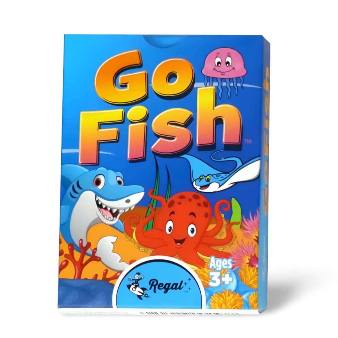 Regal Games - Go Fish, Garbage Monsters, Highway Hunt Card Games Set - Family-Friendly, Fun Card Games - Search & Find, Matching, Counting - Ages 3+