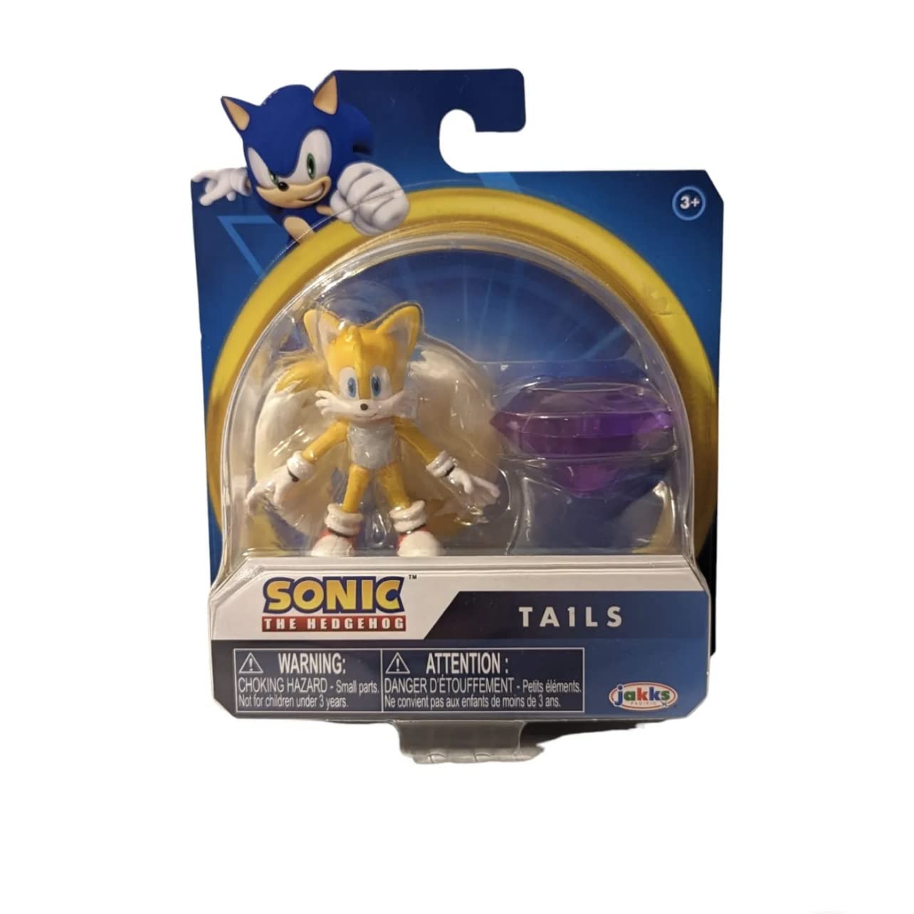 Sonic The Hedgehog 2.5 Inch Action Figure - Tails with Emerald