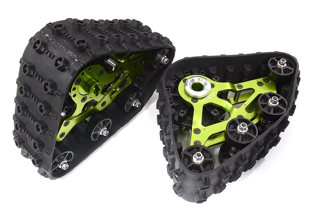 Green Snowmobile & Sandmobile (2) for Arrma 1/10 Granite Voltage 2WD Mega Truck