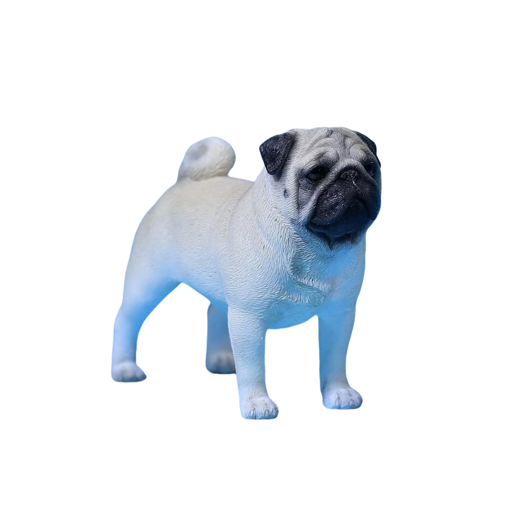 Lana Toys 1:6 Scale Pug Dog Pet Figure Realistic Animal Model