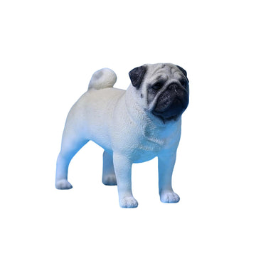 Lana Toys 1:6 Scale Pug Dog Pet Figure Realistic Animal Model