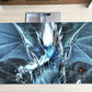 New Mlikemat Playmat Blue-Eyes White Dragon OCG TCG Mat Game Play Mat with Zones + Free Bag