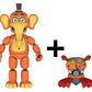 Funko Action Figure: Five Nights at Freddy's (FNAF) Pizza Sim: Orville Elephant - FNAF Pizza Simulator - Collectible - Gift Idea - Official
