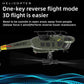 XURUYI C032 UH-1 Huey Flybarless RC Era Helicopters for Adults Beginners, 1/48 Scale 6CH 2.4G 6-Axis Gyroscope Stabilization, with Altitude Hold & 3D