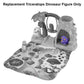 Fisher-Price Replacement Part Little People Dinosaur Village Playset HYH66 - Replacement Purple and Yellow Triceratops Figure