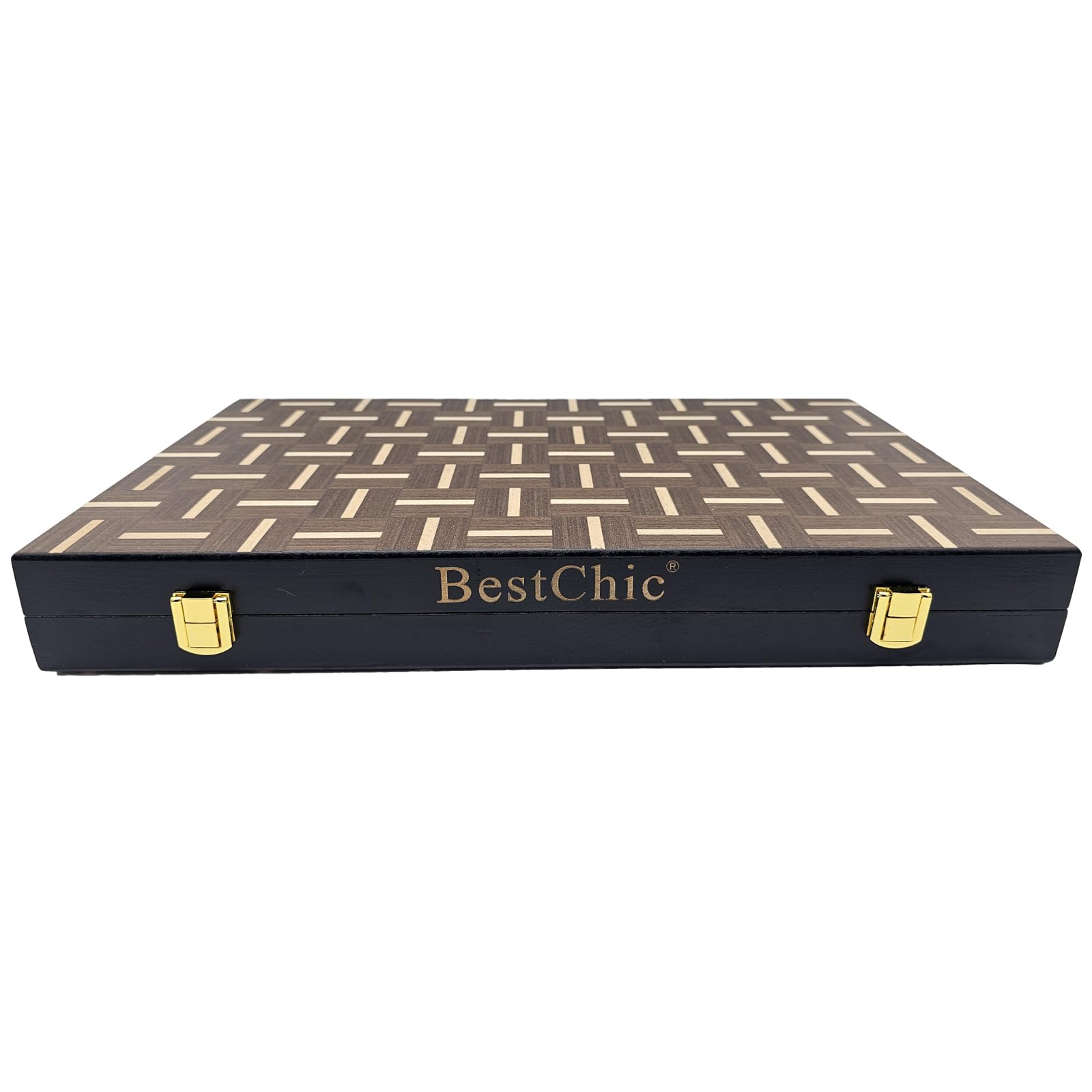 15 inch Backgammon Sets with Folding Board，Large Backgammon Set Portable Travel GamesClassic Board Game，Perfect Adult and Kids Board Games for Gifts