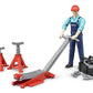 Bruder 62100 Bworld Light Skin Man with Repair Shop Accessories Vehicle for unisex-children