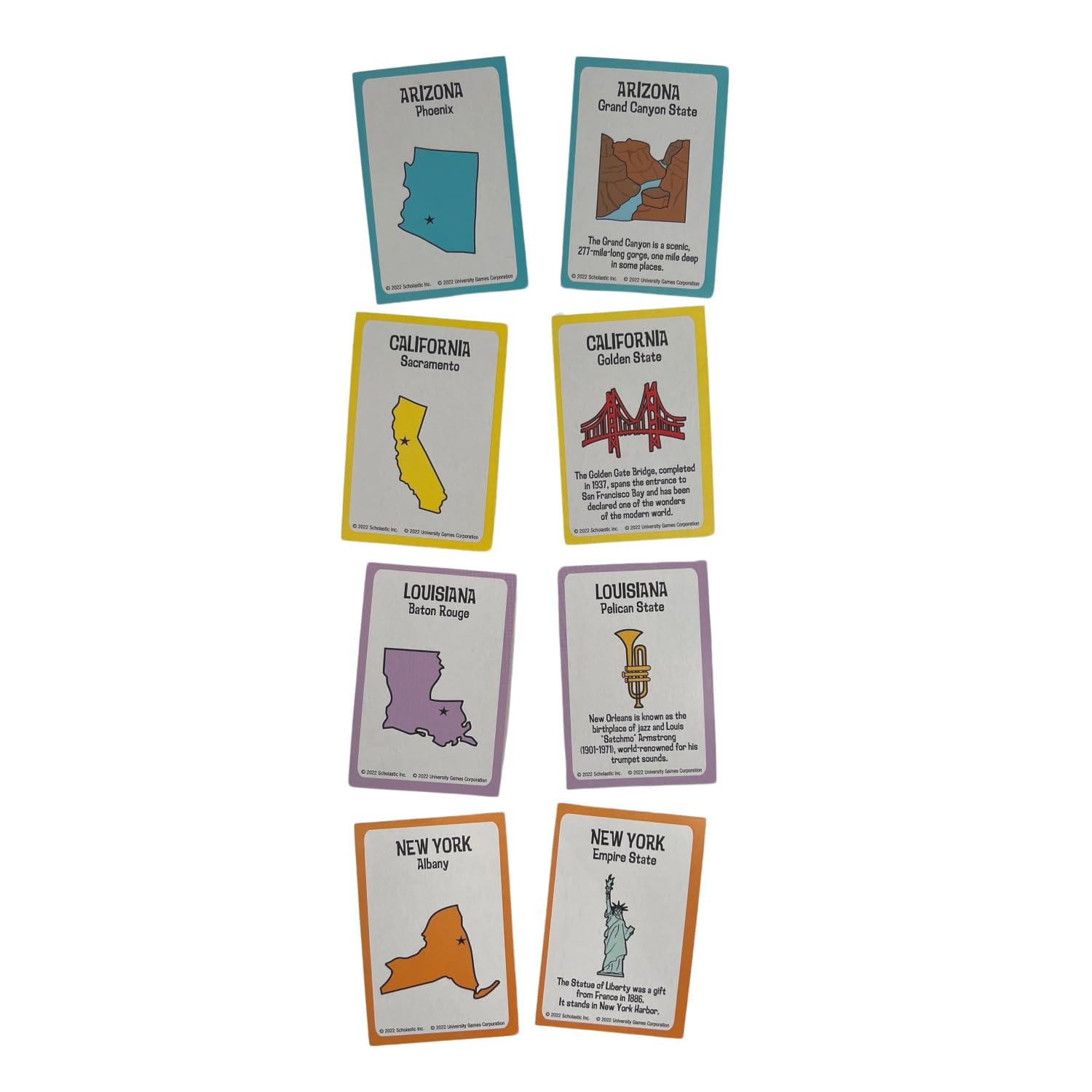 The Scholastic USA Game Tin,72 months to 1188 months