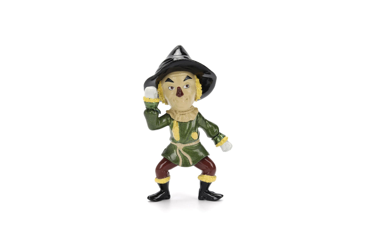 Jada The Wizard of Oz 2.5" MetalFigs Die-Cast Figure Set - Dorothy, Scarecrow, Tin Man & Cowardly Lion Collectible Nano Metal Figures 4-Pack Toys