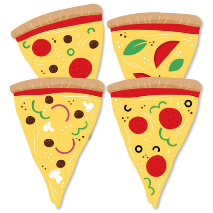 Big Dot of Happiness Pizza Party Time - Decorations DIY Baby Shower or Birthday Party Essentials - Set of 20