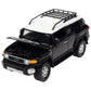 Johnny Lightning 2007 Toyota FJ Cruiser Black Diamond with White Top and Roofrack Classic Gold Collection Series Limited Edition 1/64 Diecast Model