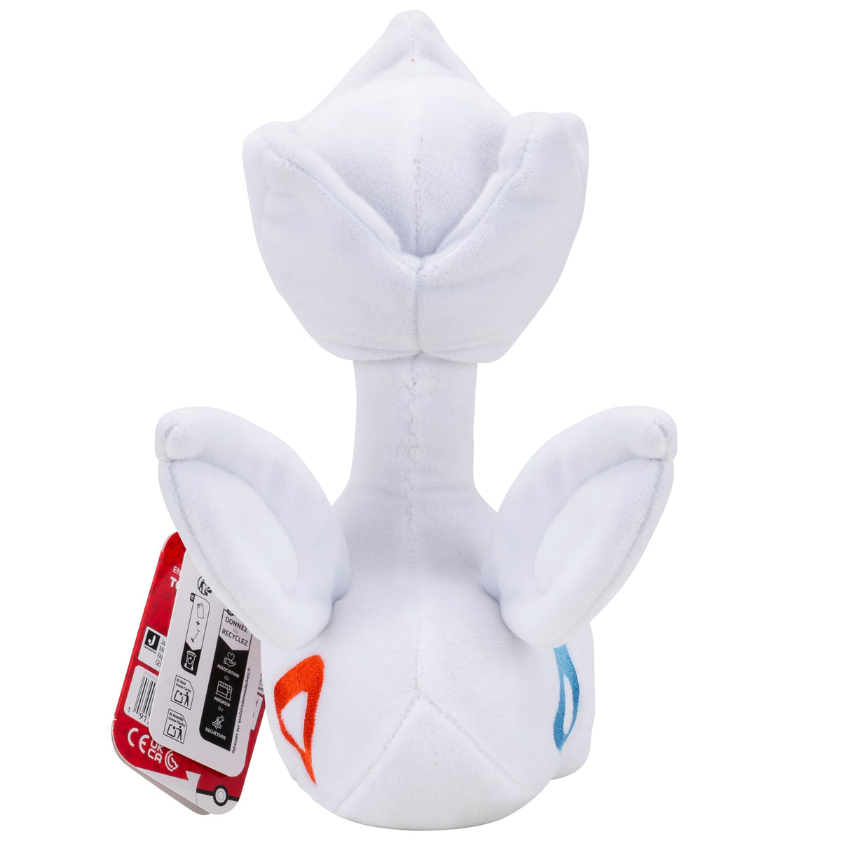 Pokemon: Togetic- 8" Plush Character, Fairy-Type Happiness Pokemon, Soft Cuddly Stuffed Animal Figure, Play & Display, Collectible Licensed Anime Toy