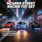 MCARRO 1/64 Scale Mini RC Drift Car, 60 Mins Playtime 2.4GHz Remote Control Car with 2-Speed Modes & LED Lights, Micro 4WD RC Stunt Race Car, (Black)