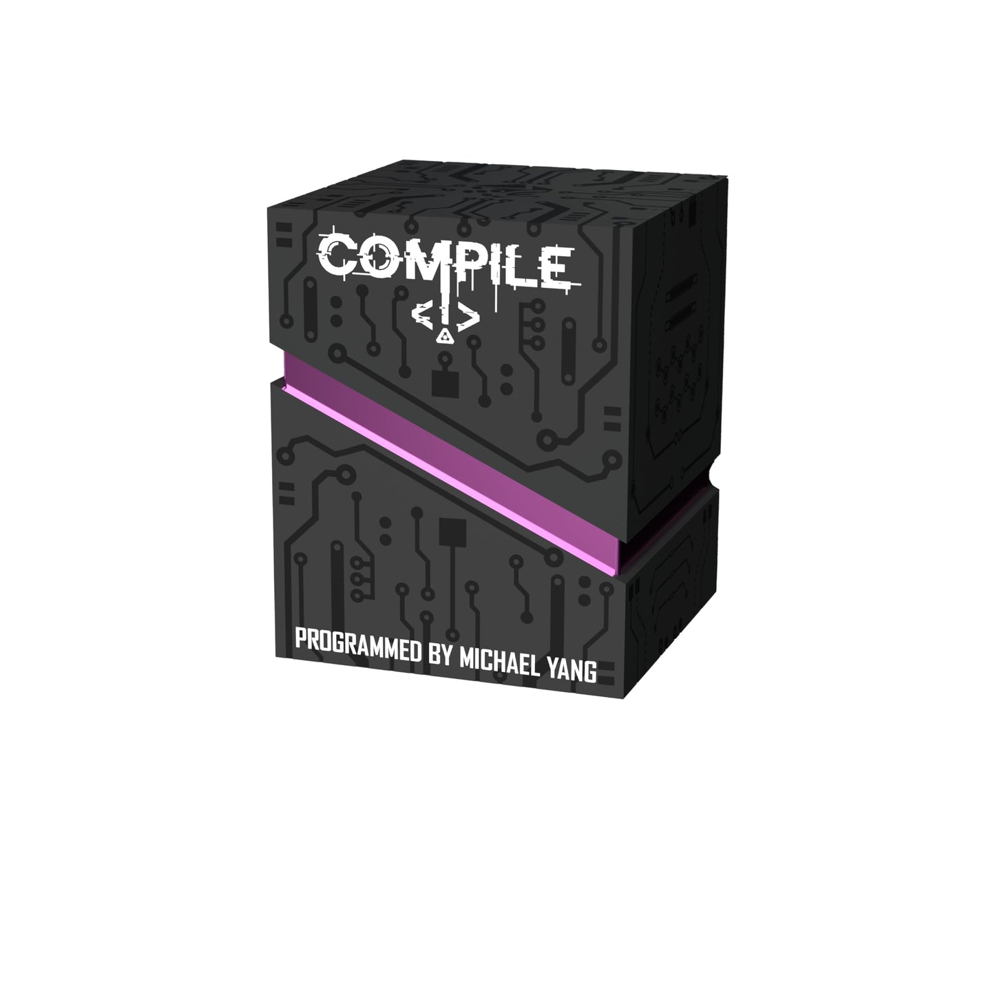 Synapses Games: Compile: Main 1 - Area Control Strategy Card Game, Play As Competing Artificial Intelligence, Ages 14+, 2 Players, 20 Min