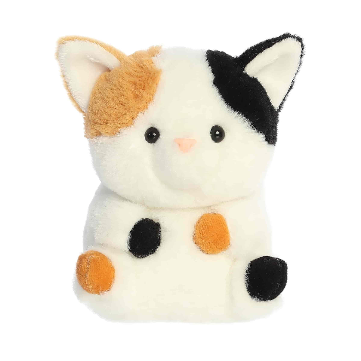 Aurora Rolly Pet 5" Caroline Calico Cat Playful Stuffed Animal