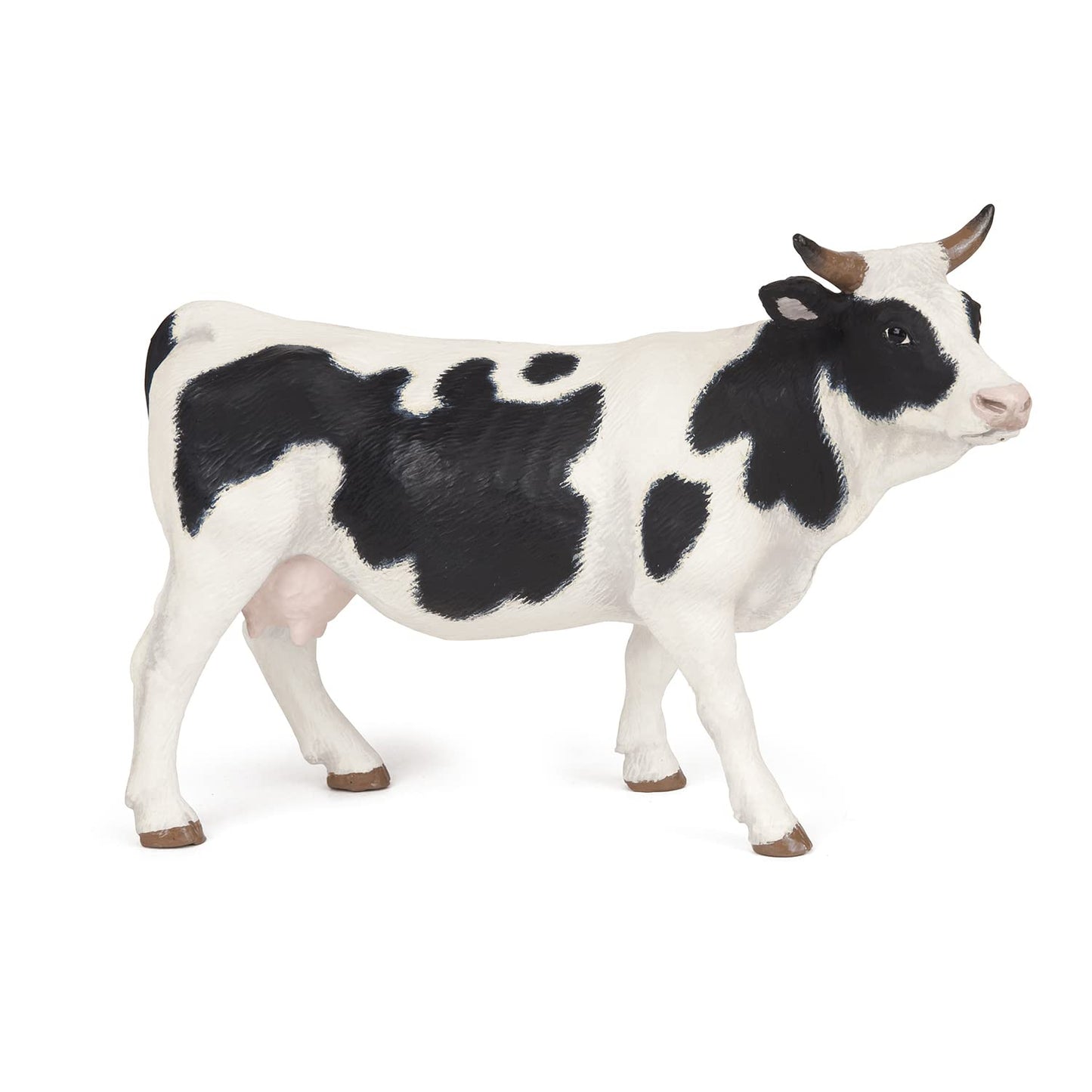 Papo - Realistic Piebald Cow Figure - Ages 3+ - Farm Life Collection - Educational Play Farm Animals - Gift Idea Toy for Girls and Boys