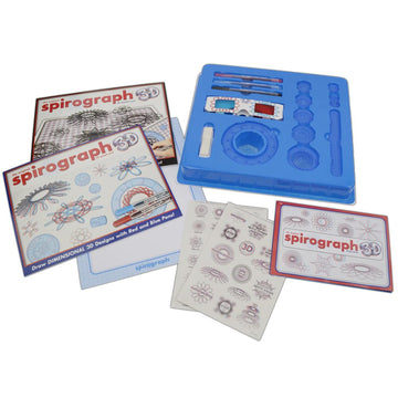 Spirograph 3D - The Classic Way to Make Amazing 3D Designs - See Your Designs Pop Off The Page! - Ages 8+