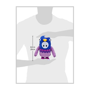 Fall Guys Moose Toys Pigeon Bean Skin Official Collectable 8" in a Pigeon Skin Costume Cuddly Deluxe Plush Toy from The Ultimate Knockout Video Game