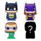 Funko Bitty POP! DC - Batgirl, 4-Pack - Batman, Batgirl, the Riddler and A Surprise Mystery Mini Figure - 0.9 Inch (2.2 Cm) - DC Comics Collectable
