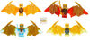 LEGO Ninjago Crystalized Golden Dragon Combo Set: Cole Jay Zane and Kai Minifigures with Weapons, Blue