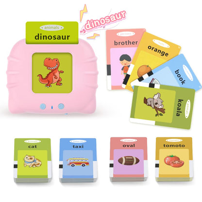 LUCK SNAIL Talking Flash Cards for Toddlers 3-6 Year Old,Learning Educational Toddler Toys,Montessori Toys,Autism Sensory Toys,Gifts for Boys