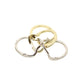 BePuzzled |Ring Hanayama Metal Brainteaser Puzzle Mensa Rated Level 4, for Ages 12 and Up