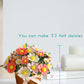 DIY Felt Flower Art Craft Kit, DIY Felt Daisy Bouquet Kit,Floral Gifts,Beginner Craft Kit,Arrange Pre-Cut Felt Flowers and Foliage