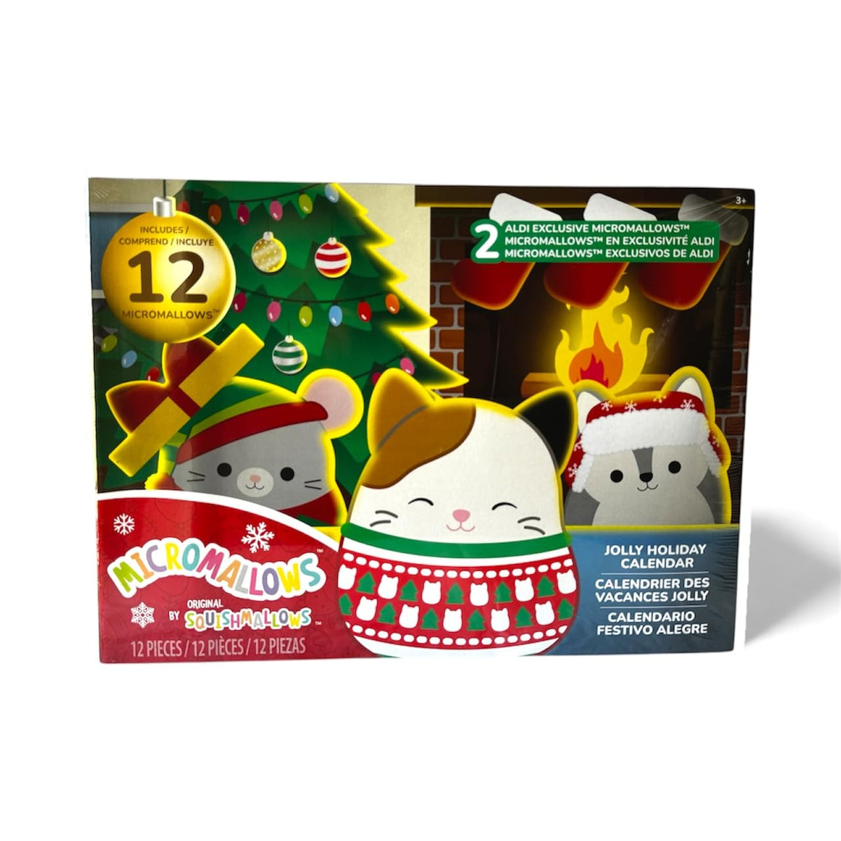Squishmallow Original 12-Day Micromallows Holiday Advent Calendar