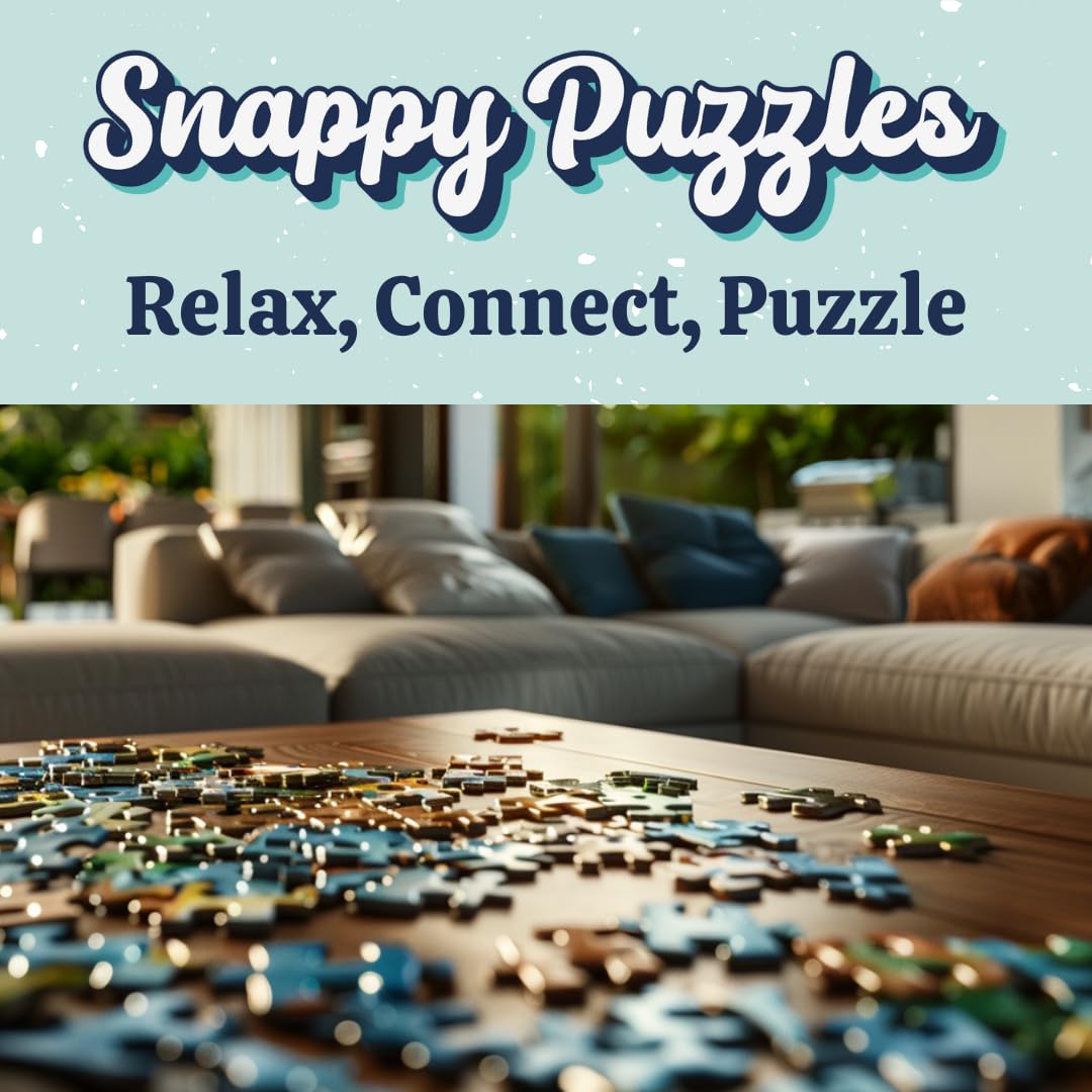 Snappy Puzzles Colorful Chrome | 1000-Piece Jigsaw Puzzle for Adults | Made in The USA with Satin Finish