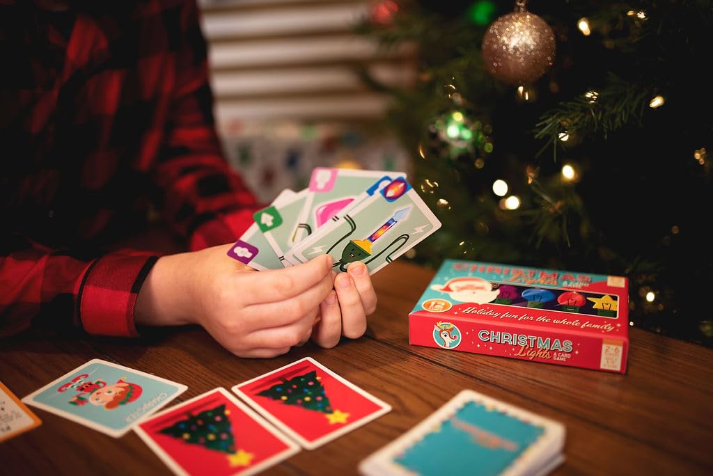 25th Century Games Christmas Lights A Card Game, 13 Different Holiday Festive Themed Games to Play